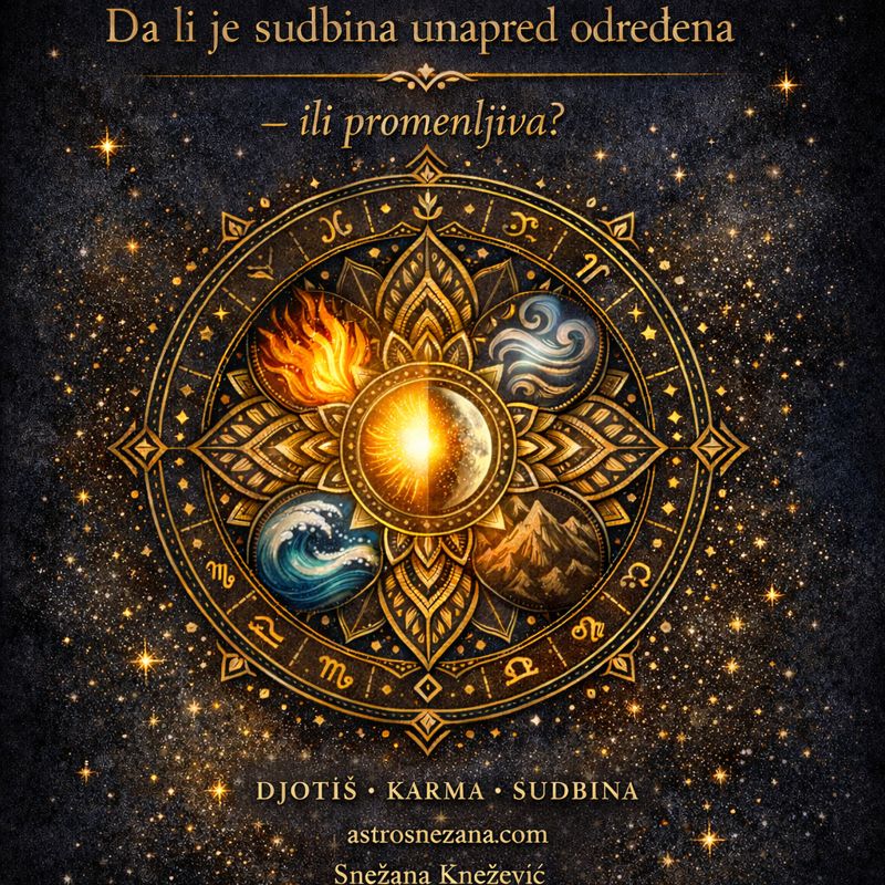 Da li je sudbina unapred određena ili promenljiva – đotiš, karma i sudbina, mandala